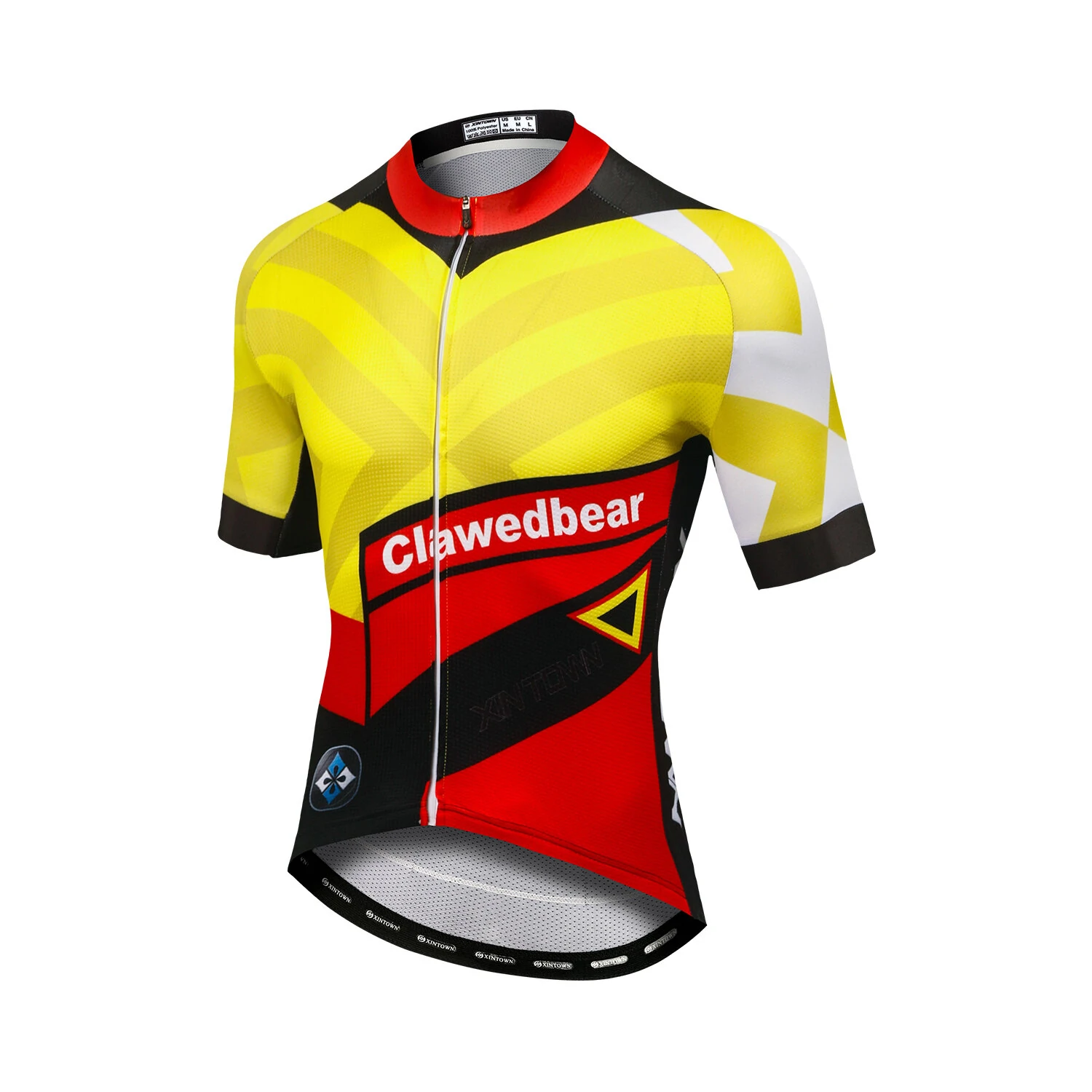 (image for) XINTOWN Men's Cycling Short Sleeve Shirt Quick-Drying Moisture Wicking Fabric with Various Color Options